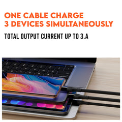 XYLO 3-in-1 Braided Cable (1.2 Meter)