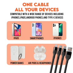 XYLO 3-in-1 Braided Cable (1.2 Meter)